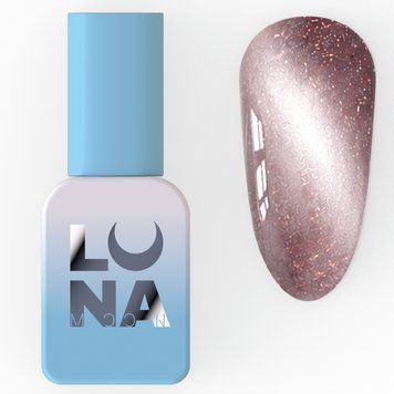 Гель-лак LUNA Color Magnetic Cat Eye №1, 8 мл &mdash; сіро-рожевий, котяче око 382-6383-8 фото
