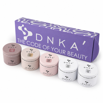 Набір гелів для нарощування нігтів DNKa' Builder Gel, 5 шт по 30 мл 26328 фото