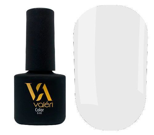 Гель-лак Valeri Color, 6 ml №21, белый NVA21 фото