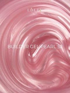 Змінний картридж Edlen Builder gel Pearl №52, 15 мл (світло-рожевий перламутр) 25930 фото