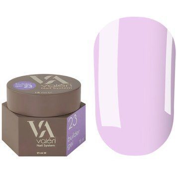Гель для нарощування Valeri Builder Gel, 15 мл No23 (лавандовий) NVBG-023 фото